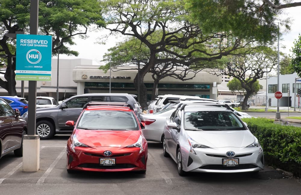 Photo of the Hui Station at Servco Lexus Used Car Lot